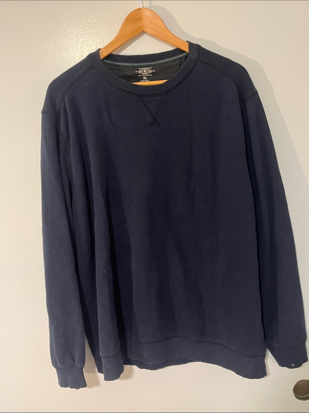 G.H. Bass & Co. Navy Crewneck Sweatshirt